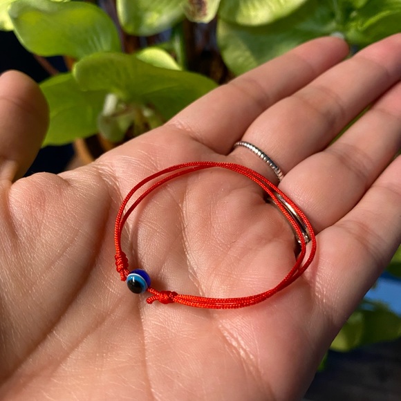 Kids Bracelet Red String Kabbalah with Evil Eye